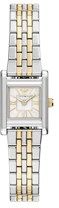 Emporio Armani Damen 26MM Silberfarbene Edelstahl Uhr, AR11763