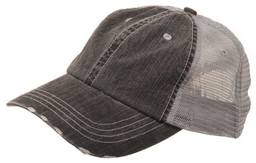 MG Low Profile Special Cotton Mesh Cap - Schwarz - Einheitsgröße
