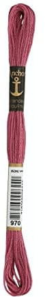 Anchor Sticktwist, 4635000-00970, Farbe:970, Stickgarne, 8m