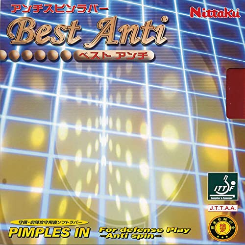 NITTAKU rubber Best Anti, black, 1.3 mm