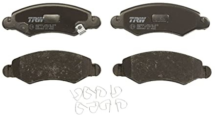 TRW GDB3363 Brake Pad Set of 4 Compatible for Suzuki Wagon R+ (MA) 1999 - Front Axle and Other Vehicles