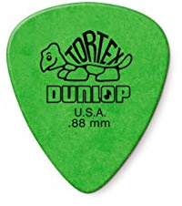 Dunlop 418P88 Pack of 12 Guitar Picks Green