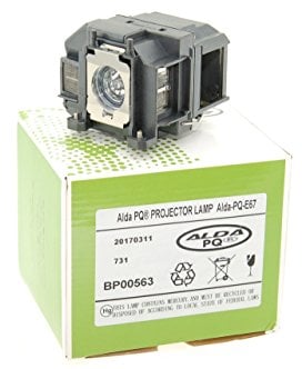 Alda PQ-Premium, Beamerlampe/Ersatzlampe für EPSON EH-TW480 Projektoren, Lampe mit Gehäuse