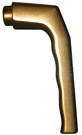 Alpertec aluminium Phil Lochteil Durchmesser 8 mm, für alle Zimmertüren, bronziert lackiert, 40040100K1