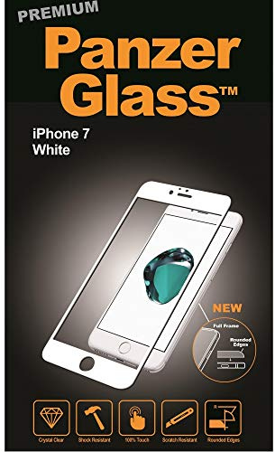 PanzerGlass Premium Glass Screen Protector for Apple iPhone 7 - White,PG2007