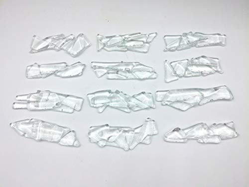 Ensemble de porte-couteaux transparent - verre fusionné - cadeau Noël - fête des mères - anniversaire - maison décoration art de la table - artisanal unique - France