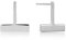 Ania Haie Sterling Silver Rhodium Plated Drop T Bar Stud Earrings E008-09H