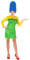 Horror-Shop Marge Comic Lady Frauenkostüm mit Turmfrisur L