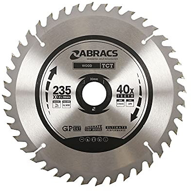Abracs TCT21640 TCT Blade - 216mm x 30mm x 40T - Wood - Pack contains 1 piece