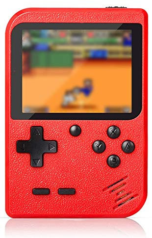 Flybiz Console di Gioco Portatile, Console retrò FC, Console di Gioco Retro LCD Classico da 3,0 Pollici, 400 Giochi Retro FC Game Player Console per Videogiochi con Carica USB per Bambini Amici