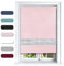 Lister Cartwright Diamante Roller Blinds For Windows - 60 x 165 CM - Easy to Fit Blackout Roller Blinds with Child Safety Included - Pink Color