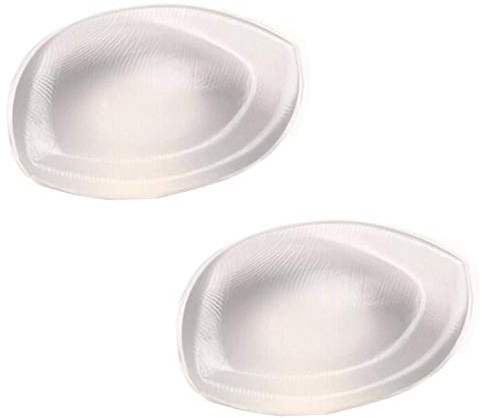 Happyupcity 1 Pair Clear Silicone Bra Inserts Breast Chest Swimsuit Pads Bikini Push Up Insert Pads Enhancer Push-up Molding Pad A to D Cup for Bikini
