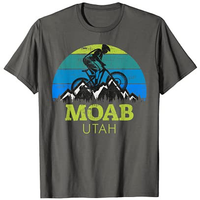 Moab Utah Mountainbiking MTB Vintage Souvenir T-Shirt
