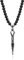 COAI Geschenkideen Herren Biker Halskette aus Mattem Onyx mit Vajra Anhänger Amulett Kette