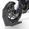 ConStands Easy Fix Transportständer für Roller grau matt Vorderrad Roller Wippe