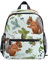 Rucksack für Kleinkinder, Eichhörnchen im Wald, für Jungen/Mädchen, niedlicher Kindergarten und Schule, Büchertasche mit Brustgurt, Eichhörnchen im Wald, mehrfarbig, Einheitsgröße, Mehrfarbig,