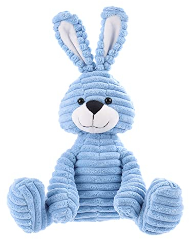 Apricot Lamb – Kuscheltier hellblau Hase 23 cm – Plüsch Spielzeug Plüschtier für Kinder und Baby – Flauschiger Stofftier zum Spielen, Geschenk & Kuscheln – Gemütliches Schmusetier – Cord Kaninchen