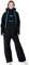 OUKAFU Damen Einteiler Skianzüge Wasserdicht Ski-Jumpsuits Winter Onesies Snowsuits Snowboard Overalls für Schneesport, Schwarz, X-Small