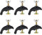 VGOL 6pcs Pinces à Plaque de Presse Arquées CNC Machine de Gravure T Piste Pinces de Maintien Montage Fixation Platine Routeur Accessoires de Travail du Bois pour Fraiseuse