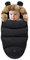 Balakaka Neugeborenen Decke Universal Winddicht Kinderwagen Winter Baby Fußsack Schlafsack für Baby 0~3 Jahre Schwarzer