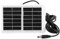 VBESTLIFE Mini Panel Solar de 1,2 W y 6 V, Cargador de Panel Solar Portátil para Exteriores, Fuente de Alimentación Continua para Ventilador de Lámpara de Emergencia
