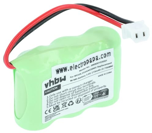 vhbw Batterie Compatible avec Dogtra 600NCP | 620NCP, 7000M series, 800NCP, DA009, 890037 collier de dressage de chien (210mAh, 3,6V, NiMH)