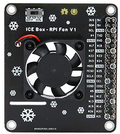 KIMISS Lüfter LED, Zubehör für 4B Cooling Light Computer Hat 3B GPIO Expansion Board