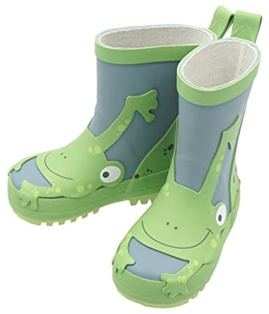 maximo® Kinder Gummistiefel 'Frosch' ungefüttert, Größe:21, Präzise Farbe:Grün