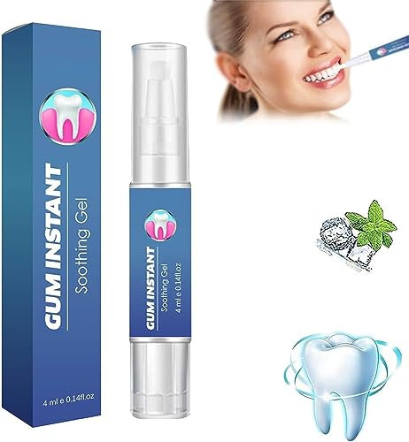 DentiZen Gel per terapia gengivale, gel per terapia gengivale, gel per trattamento istantaneo, penna per sbiancamento dei denti, strumento per rimuovere le macchie dei denti, prodotti per sbiancamento