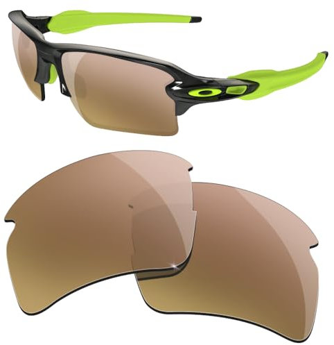 HiCycle2 Verspiegelte polarisierte Ersatzgläser für Oakley Flak 2.0 XL Sonnenbrille, mehrere Optionen, rose