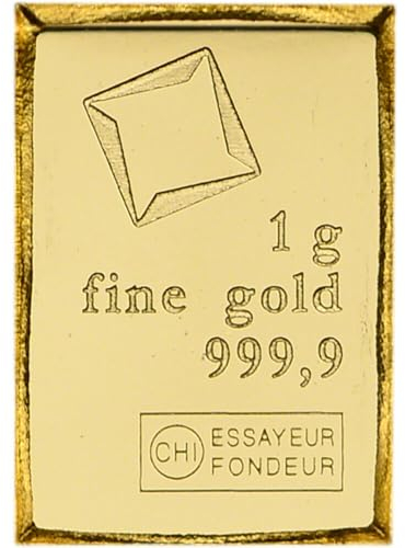 1 Gramm Gold CombiBar Stück | Valcambi
