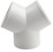 Connecteur de conduit, 10,2 cm, connecteur de conduit T/Y, joint de conduit en PVC pour extracteur de ventilateur de ventilation (forme en Y 100 mm)