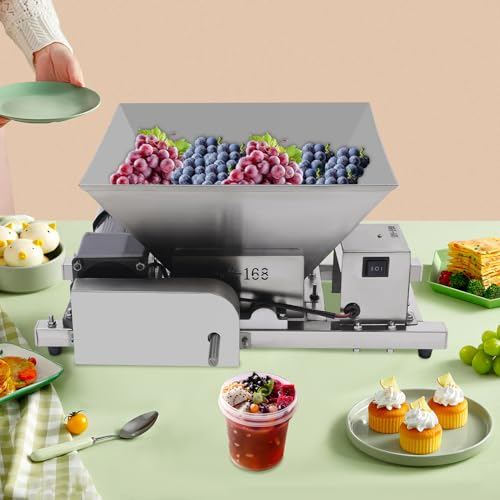 4L Elektrische Obstmühle Edelstahl Apfelpresse Traubenmühle Fruchtbrecher Obstpresse Kommerzielle Obst und Brot Zerkleinerungsmaschine, 20kg/h, 52 x 30 x 38cm