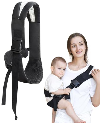 Wild Ride Babytrage, Tragbar Tragetuch Baby Aus Baumwollmaterial, Seitlich Kindertrage Mit Verstellbaren Bequemen Schultergurten