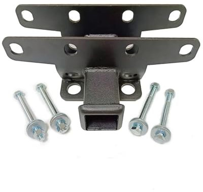 1 set di ricevitore di gancio di traino posteriore compatibile for Jeep-Wrangler JK/JL/JT2007-2023 connettore di traino in acciaio accessori di trazione