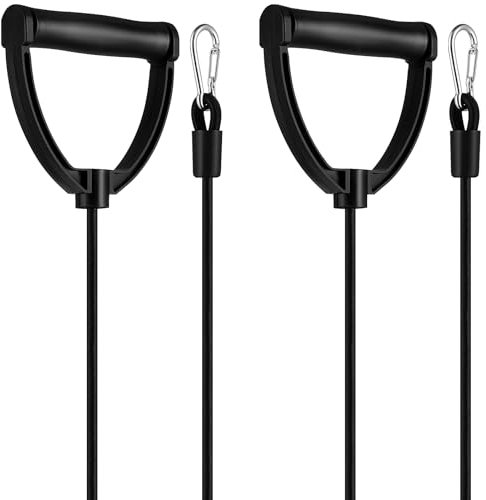 BESPORTBLE Resistance Bands Tubes with handle for Fitness Training Replacement Bands for Home Gym Physical Therapy Strength Muscle Toning
