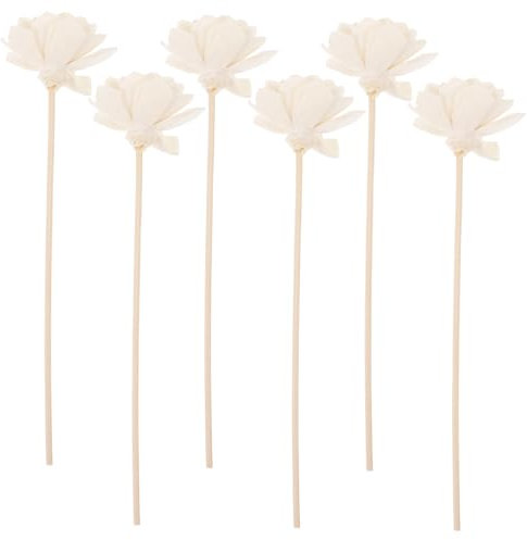 MUSISALY 6stücke Aromablumen Diffusor Aus Getrockneten Blumen Für Zuhause Aromadiffusor Mit Blumenmotiv Heimdekor Duftstäbchen Für Diffusorflasche Aromatherapie Blumendiffusorstäbe