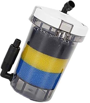 BESPORTBLE Aquarium AußEnfilter Leise Filterbox FüR Aquarium 13X7X6 Zoll Externer Klarer Filtereimer Ohne Pumpe Praktische Wartung FüR Ruhige Aquarienumgebung
