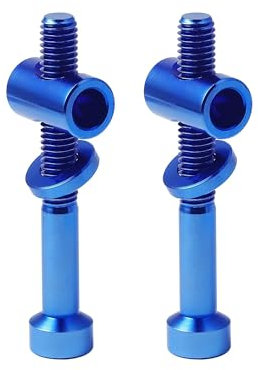 EKHNMTCM Feste Schrauben for Fahrrad-Sattelstütze, M5 x 30, 40 mm, TC4 Titan, for MTB, Rennrad, Sattelstütze, Sattel, feste Schrauben, Stangenbefestigungsschraube(Blue M5x40mm)
