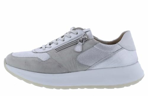 Sioux Damen Sunivla Sneaker, Loden Silber, 37 EU Weit