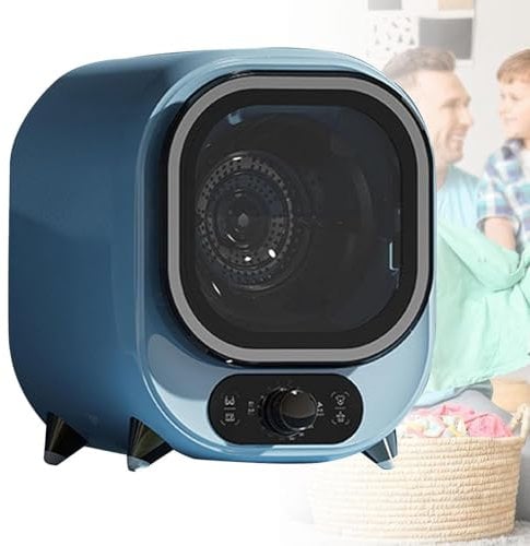 Sèche-linge portable compact 450 W, petit sèche-linge à condensateur avec fenêtre de visualisation, capacité de charge de 0,8 kg, sèche-linge en acier inoxydable, pour la maison, les appartements et l