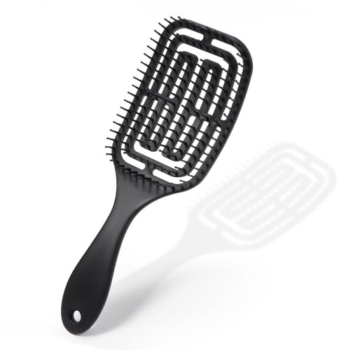 Oderra HaarbüRste, HaarbüRste Ohne Ziepen für Trockenes Oder Nasses Haar, Ergonomische Curly Hair Brush für Alle Haartypen, Geeignet für MäNner und Frauen