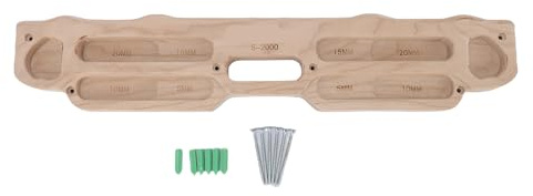 Oreilet Klettern Hangboard, Holztraining Fingerboard für Stärke für Zuhause, Fitnessstudio, Tragbares Hangboard -Kletterwand für Kletterer