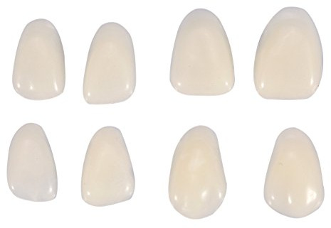 Uadme 70PCS/Beutel Temporäres Zahnreparatur Temporäre Zähne Zahnkronen Zahnveneers Harz Vordere Obere Vorläufige Krone Für Zahnärztliche Mundpflege Einfache Anwendung