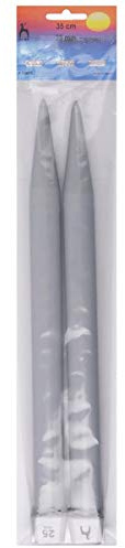 Pony Single Ended Classic Knitting Pins - 35Cm x 25.00mm