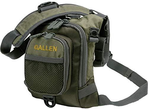 Allen Company Unisex 63366377 Bear Creek Micro Fishing Chest Pack Fits up to 4 Tackle Fly Boxes 1674 CU IN 27 L, Olive, 0 UK