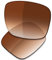 Saucer Verres de rechange haut de gamme pour lunettes de soleil Oakley Holbrook OO9102 High Defense – Marron dégradé polarisé