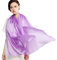 RIIQIICHY Foulard Sciarpa Seta Donna Viola Pashmina Leggera Stola Scialle Cerimonia Abito da Sera Elegante Sposa