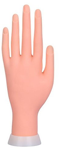 Binnan Nail Praxis Hand Modell,Maniküre Modell Nagelkunst Übungshand Model für Nageldesign