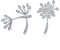 NewL Exquisite Ohrstecker aus 925er-Sterlingsilber mit blühendem Löwenzahn, Liebe, für Damen, Silberschmuck, Silber